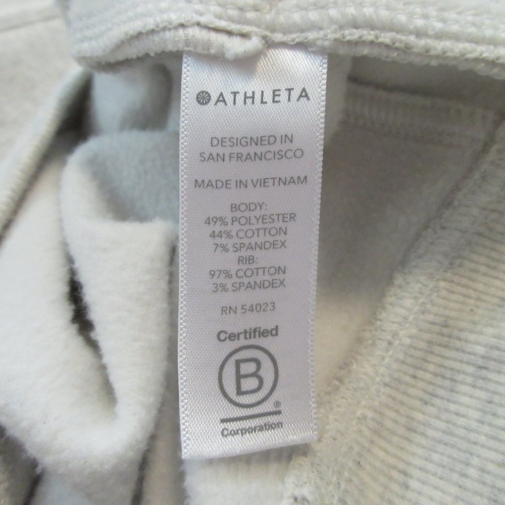 Athleta Zip Hoodie Size XS Tunic Long Line - Picture 7 of 8